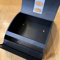 ブラックスチールメールボックス　郵便受けポストの画像