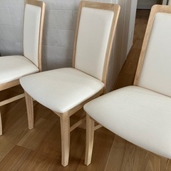 新品【値下げ】カリモク　ダイニングチェア3点ソリシア