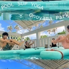 7月プールサップヨガ(奥武山公園プール)
