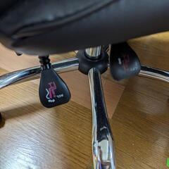 美品 株式会社もしも ワーキングチェア ゲーミングチェア OC-01 ブラックの画像