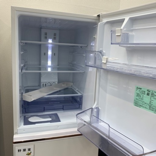 【軽トラ無料貸し出し】　取れに来れる方限定   3ドア冷蔵庫 MITSUBISHI 軽トラ無料貸し出し！】冷蔵庫、洗濯機の販売を強化中！【・有料配送