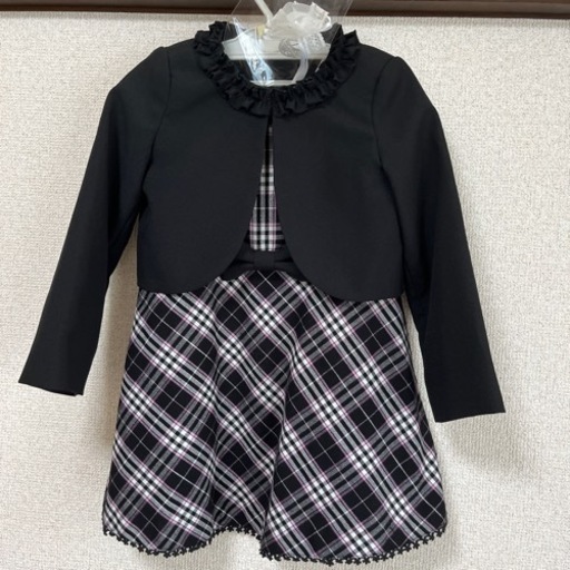 【値下げ！未使用品】女の子　女児　サイズ100 　フォーマル　3点セット　ナカノヒロミチ　