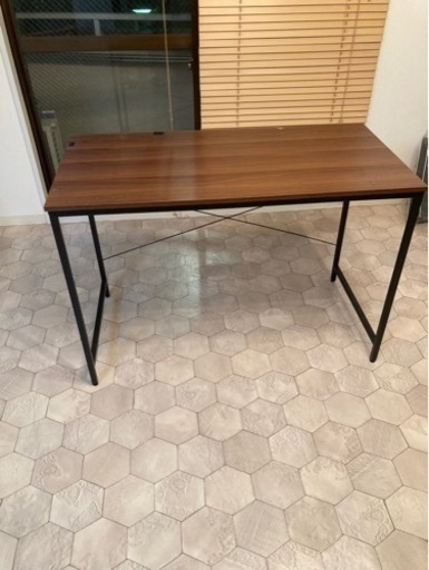 木目調 テーブル 家具 オフィス用家具 机 インダストリアル 横長