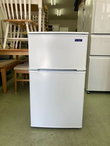 【リサイクルショップ　ピカソ　小松原】YAMADASELECT ヤマダ電機オリジナル 90L 直冷式冷蔵庫 2019年製 YRZC09G1★6380★
