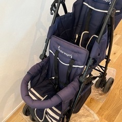 2人乗りベビーカー kinderwagon DUOシティHOPの画像