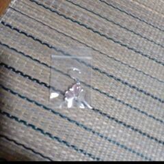 ≒j→→→m10-19--ピンクストーン天使の翼ペンダントピアスの画像