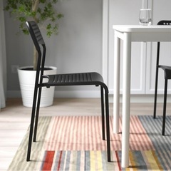 🔴IKEA イケア ADDE アッデ チェア ブラックの画像
