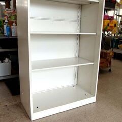 スチール書棚 幅80cm 書庫 収納棚 収納庫 事務用品 オフィス家具 ☆ 札幌市北区屯田 の画像