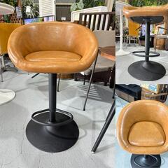 ☆カウンターテーブル＆チェアセット☆3点セット 丸テーブル チェア2