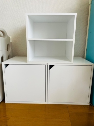 扉付き収納ボックス8個セット