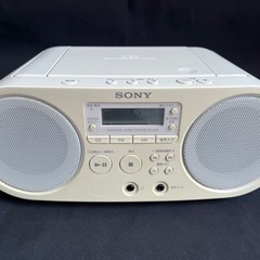 SONY CD ラジカセ ソニー ZS-S40 ホワイト