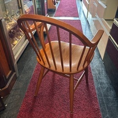 飛騨家具 キツツキマーク キツツキ アームチェア 2脚セット チェア