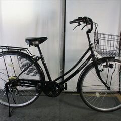 D623　★限定特価★ 中古自転車 ママチャリ【　27インチ　黒...