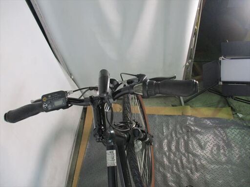 Ｄ627　★整備済み　中古電動マウンテンバイク自転車★Panasonic　HURRYER【26インチ　黒　バッテリー新品】
