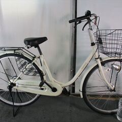 D628　★限定特価★ 中古自転車 ママチャリ【　26インチ　白 】