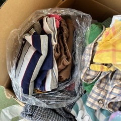 子供の服を100円詰め放題の画像