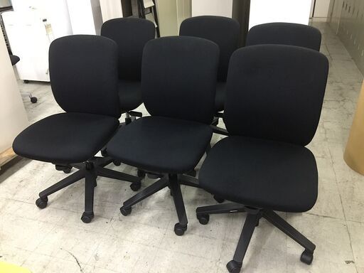 中古　良品　NAIKI　オフィスチェア　ガスチェア　ワークチェア　事務いす　デスクチェア　ヴィアーレ　ミドルバック　布張り　各1台　愛知　一宮市　江南市　稲沢市　岩倉市　名古屋　岐阜　各務ヶ原　羽島　三重　グッドプライス一宮