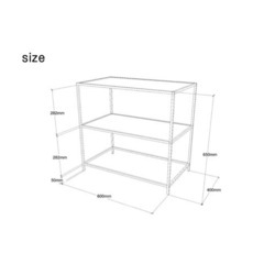 OEN Furniture  Tool rack 001 GL halfの画像