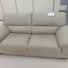 ★ジモティ割あり★  2人掛けソファー ベージュ W183×D78.5×H91 クリーニング済み TC3654
