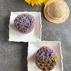 自由研究にも！　あんこのお花「フラワーカップケーキ」レッスンの画像