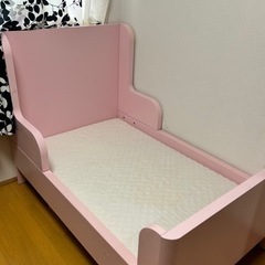 値下げ⭐︎IKEA 子供用ベット　ピンクの画像