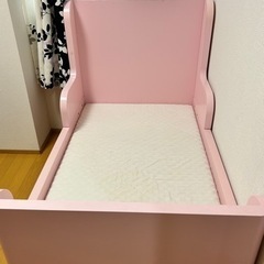 値下げ⭐︎IKEA 子供用ベット　ピンクの画像