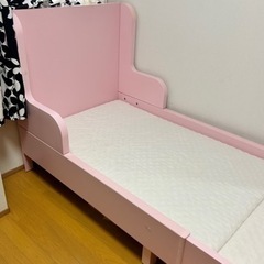 値下げ⭐︎IKEA 子供用ベット　ピンクの画像