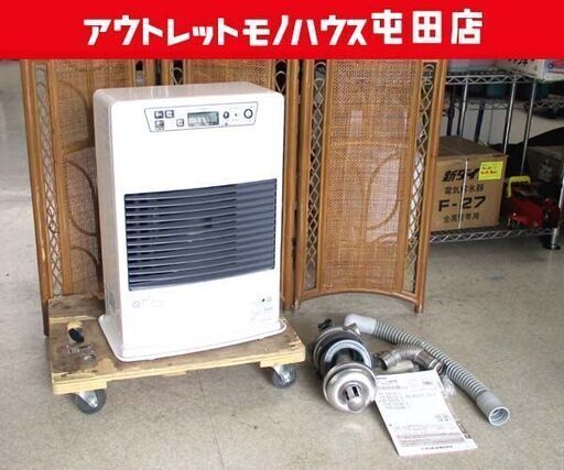 使用感少 サンポット FF式温風ストーブ 2022年製 FF-4211TL S 木造～11畳 コン～18畳 SUNPOT 現長府製作所 石油ストーブ FFストーブ 屯田店