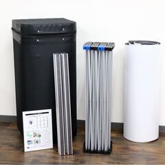 ≪ZU990ジ≫ 大型 バックボード 幅/220.5㎝ 奥行/32㎝ 高さ/222㎝ 折り畳み式 バックパネル/バナースタンド イベント/会見/撮影 ケース付属の画像
