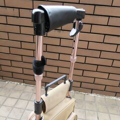 〇キャリーステッキライト168 茶　【取扱説明書付き】の画像