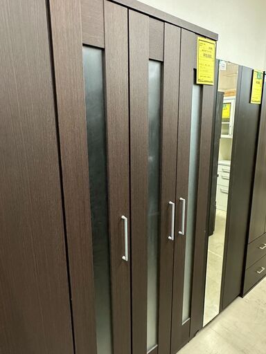 ジモティ来店特価!!　ワードローブ　ダークブラウン　　J-0727