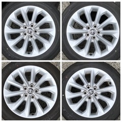 カローラツーリング純正ホイール夏タイヤ付き　8部山の画像