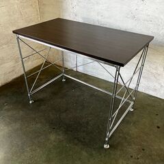 【ジモティ限定特価】　 パソコンデスク ウッド調 テーブル アイ...