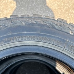 TOYO トーヨーブロックタイヤ 145/80R12 4本セットの画像