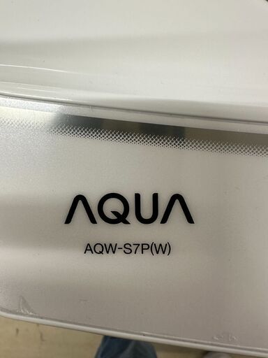 【アウトレット洗濯機入荷しました!】AQUA　AQW-S7P　2024　　J-0733