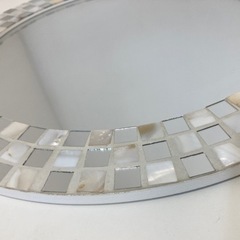 貝殻装飾 ウォールミラー ルコ 円形の画像