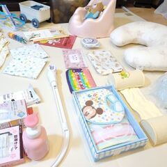 出産準備グッズ　まとめ売り　おむつ　洋服　沐浴セット