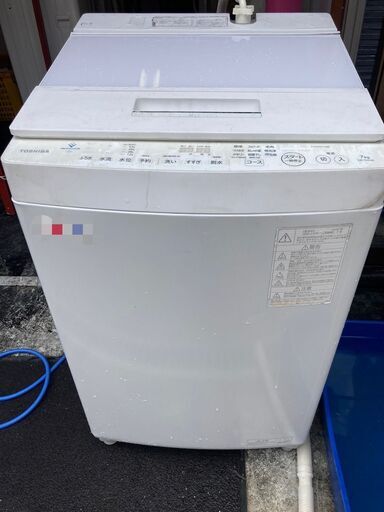 ☆中古￥7,800！【目玉商品！】TOSHIBA　7.0kg洗濯機　家電　2020年製　AW-7D9型　幅60㎝ｘ奥行57㎝ｘ高さ98㎝　【BG022】