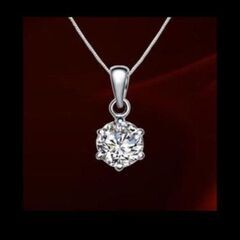 j→→→m10-19番--1.0ｃｔブリリアント立て爪ペンダントC＊Bの画像