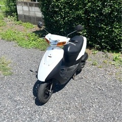 837.　動画あり　レッツ2 リアタイヤ新品　原付　バイク　50cc   2スト　車体の画像