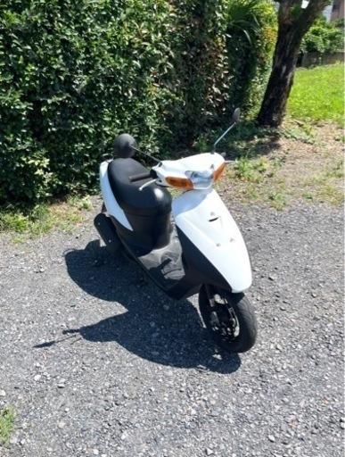 837.　動画あり　レッツ2 リアタイヤ新品　原付　バイク　50cc   2スト　車体
