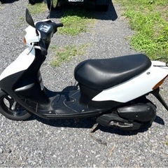 837.　動画あり　レッツ2 リアタイヤ新品　原付　バイク　50cc   2スト　車体の画像