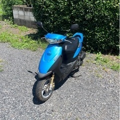 839.　動画あり　ジーツー　ZZ  限定カラー　原付　2スト　バイク 50cc   車体の画像