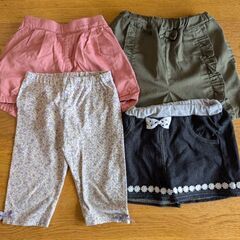 女の子短パン4点まとめ売り☆anyfam.ユニクロ…110.120の画像