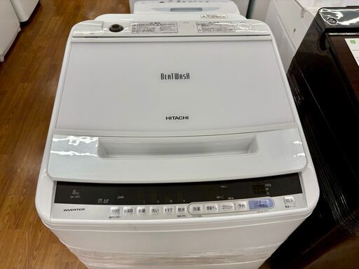 全自動洗濯機　HITACHI　BW-V80C　8.0kg　2019年製