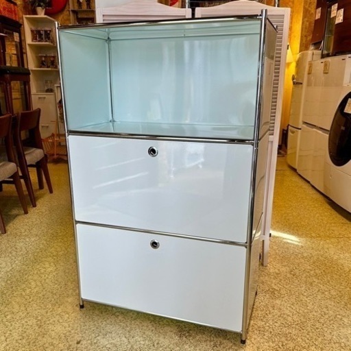 《売約済》【武蔵小山店】 キャビネット　スチール　収納　リビング収納　検　SIMPLIE market b ハラー　モジュール　USM haller システム　シェルフ　simplink デスクキャビネット　USMハラー