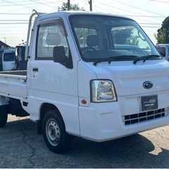【支払総額15.8万円】h22年式5速MTサンバートラック 車検令和8年7月 機関良好！タイベル交換済み  エアコンバッチリ 修復歴なし♪の画像