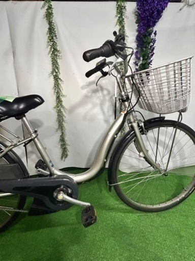 No.87 ヤマハ PAS ナチュラ スーパー PA26NSP電動アシスト自転車 26インチ整備済み中古現状