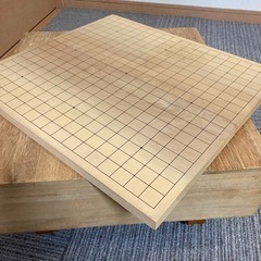 足付き碁盤　碁盤　囲碁板　碁石　へその画像
