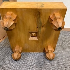 足付き碁盤　碁盤　囲碁板　碁石　へその画像